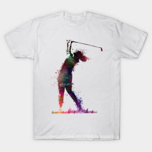 golf player sport art #golf #sport T-Shirt